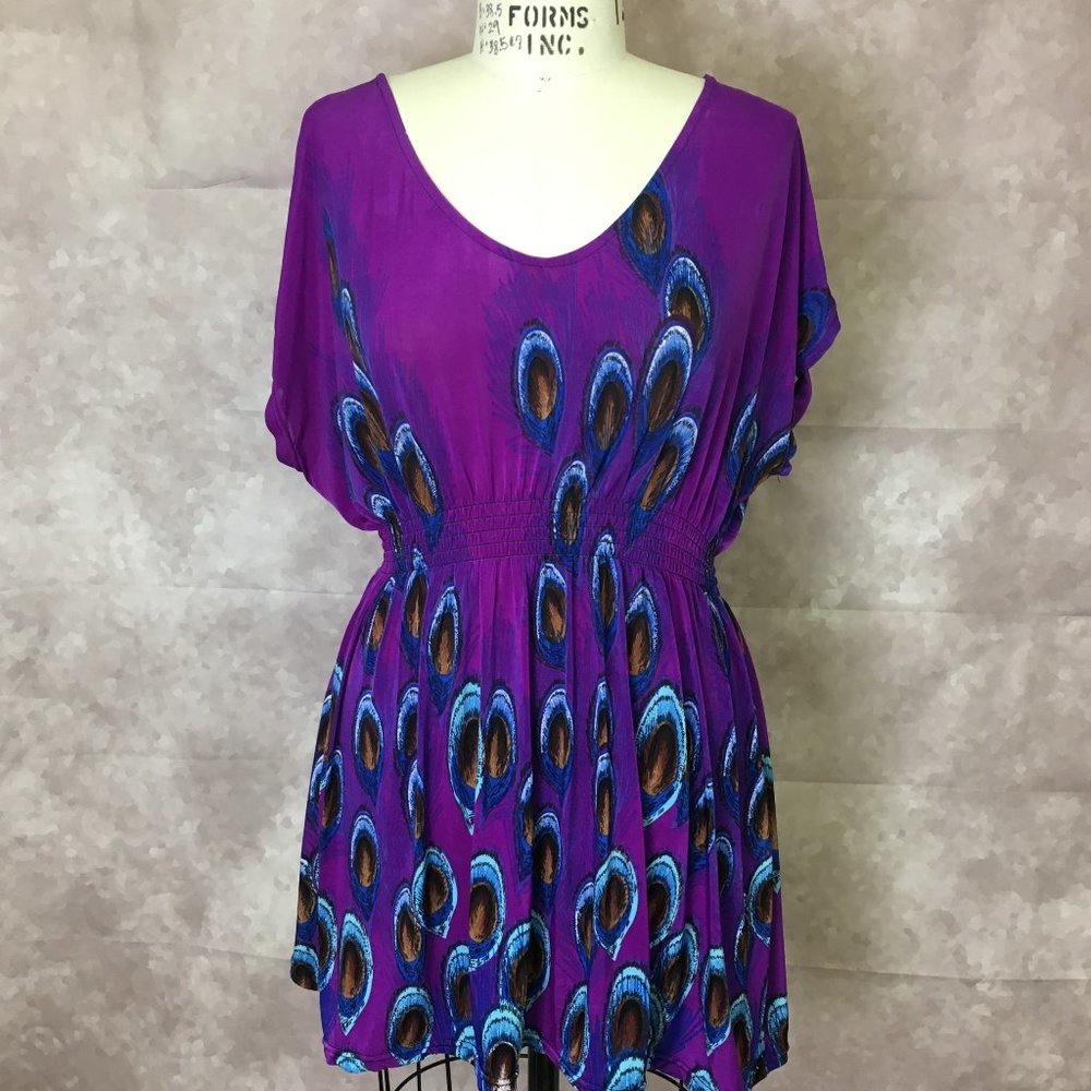 Fun Peacock Dress/Tunic